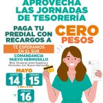 Este fin de semana Tesorería Municipal tendrá el predial a cero pesos en recargos al sur de la ciudad